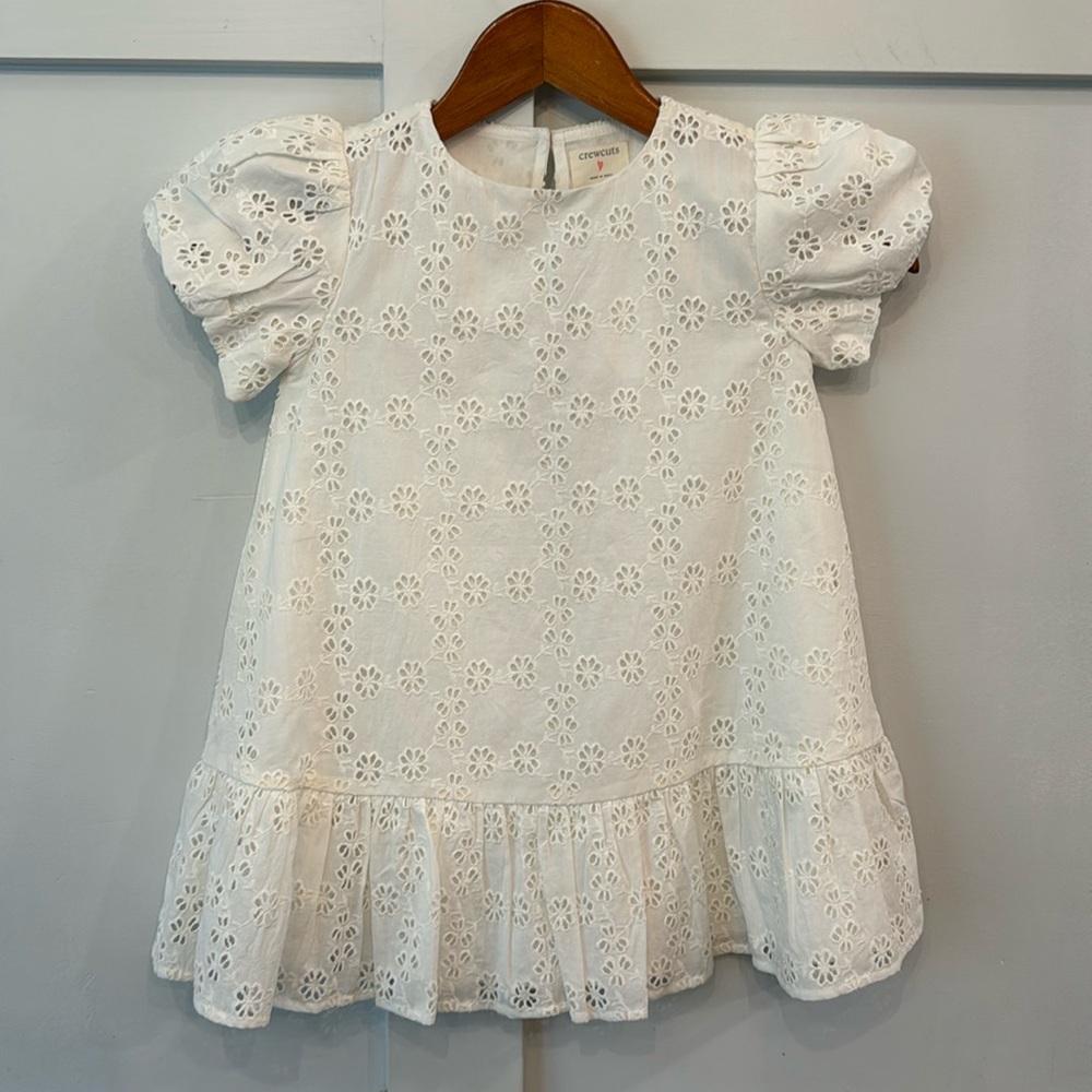 Crewcuts Girls white Dress Size 4